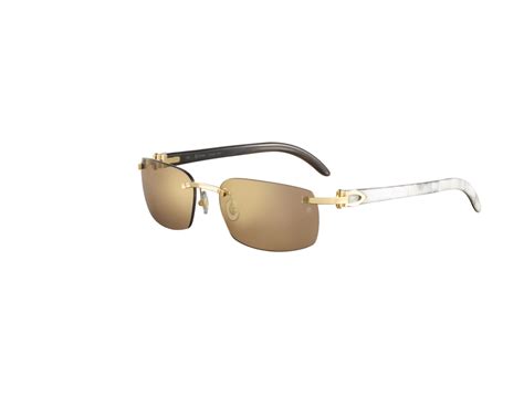 cheap white cartier buffalo sunglasses|cartier buffs sunglasses men.